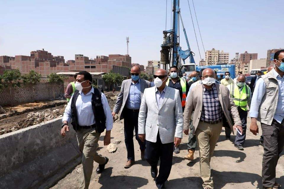 وزير النقل يتفقد أعمال تنفيذ المشروع المتكامل للتطوير والصيانة الشاملة للطريق الدائري حول القاهرة الكبرى